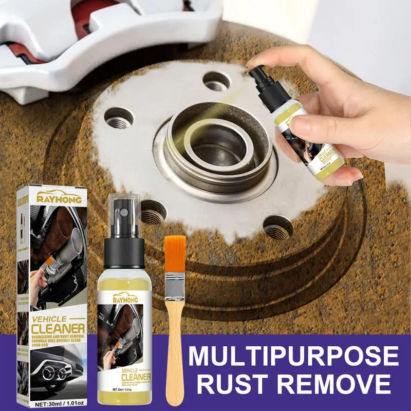 

Car Rust Remover Spray Auto Body Wheels Rim Brake Retreading Agent Rust Inhibitor Derusting Sprayer Protection Accessories
