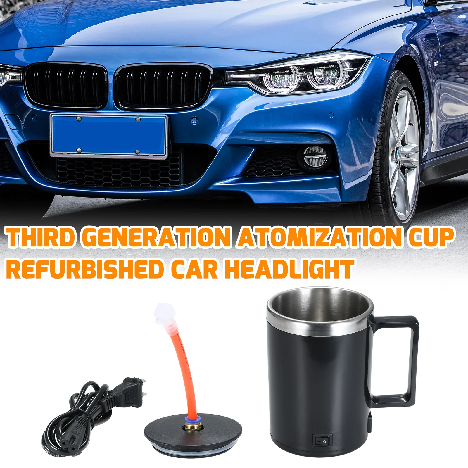 

The 3 Generation Atomizing Cup Car Headlight Refurbishment Coating Evaporation Cup Spray Cup Watering Can With Leak-proof Nozzle