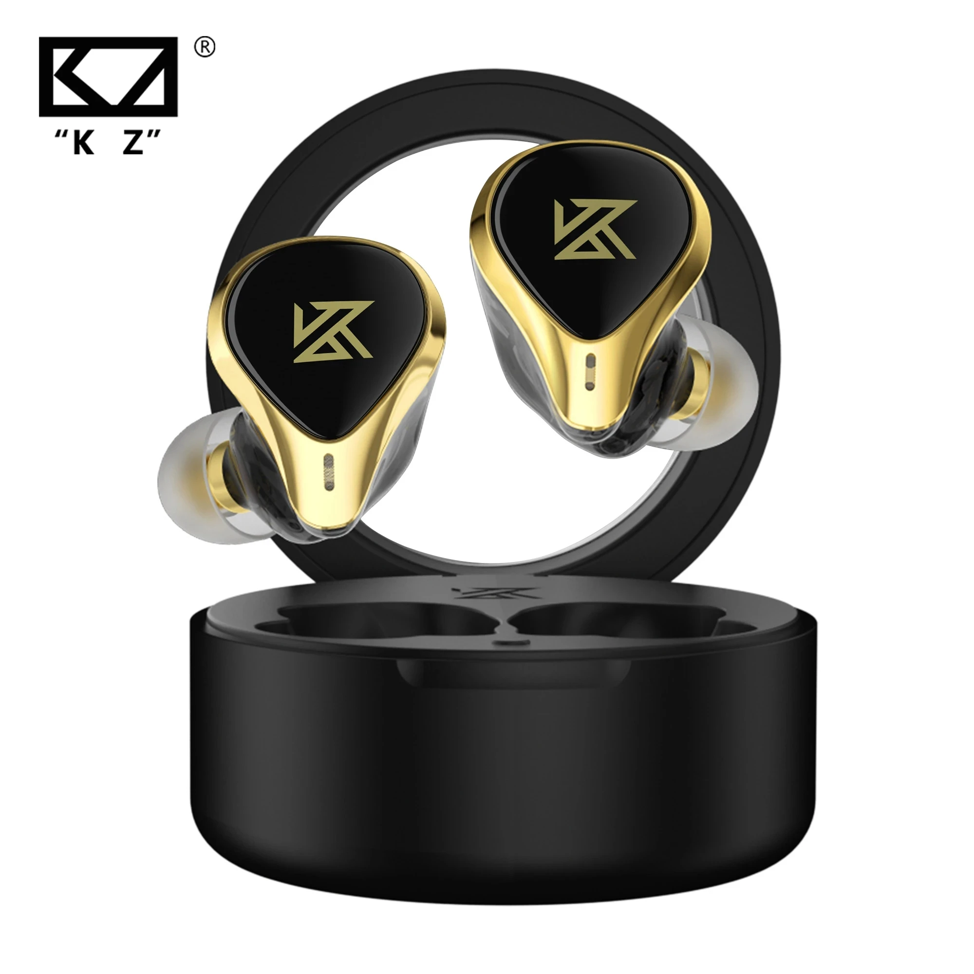 KZ SK10 Pro TWS Earphones Bluetooth-compatible 5.2 Wireless HiFi Game Earbuds Noise Cancelling Sport Monitor Headset KZ SA08 Pro images - 6