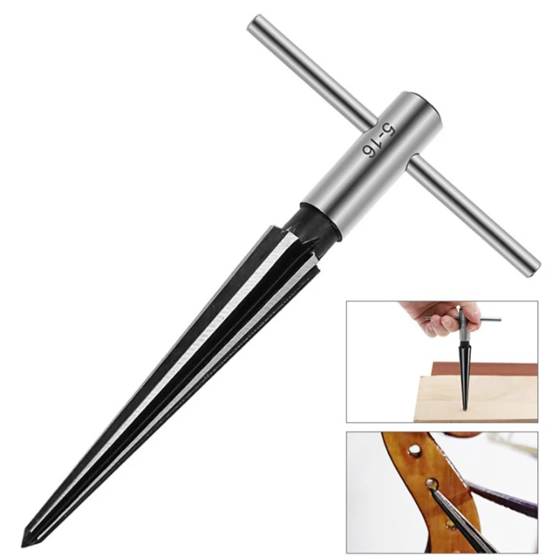 

3-13mm&5-16mm Taper Reamer Hand Metal Reamer Deburring Enlarge Pin Hole Handheld Reamer For Wood Metal Plastic Drilling Tools