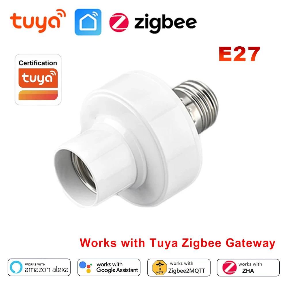 

Умный патрон для лампы Tuya Zigbee