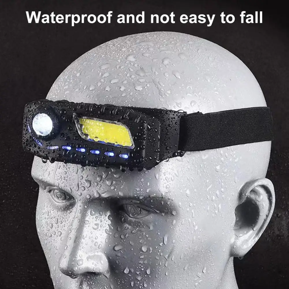 

Good Outdoor Headlamp High Brightness ABS Safety Headlamp Outdoor Waterproof Ultra-Light LED Headlamp