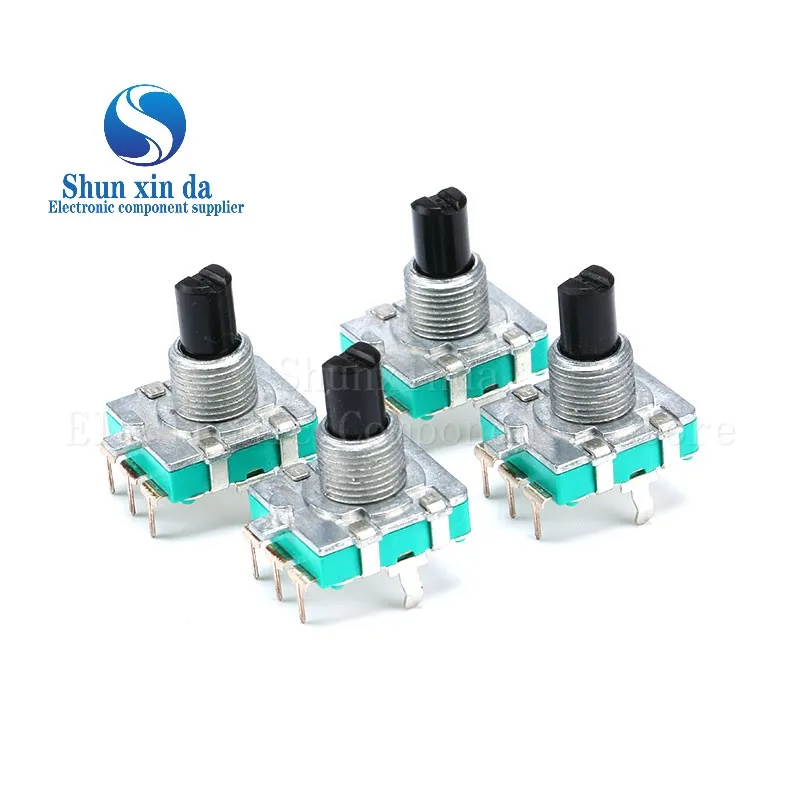 5 шт. EC16 аудио кодировщик Поворот на 360 ° цифровой полулунный ручка Штатив длина