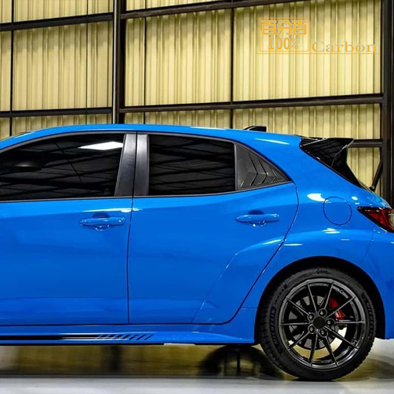 Для Toyota GR Corolla 2023up сухой углеродное волокно жалюзи на заднее окно боковое