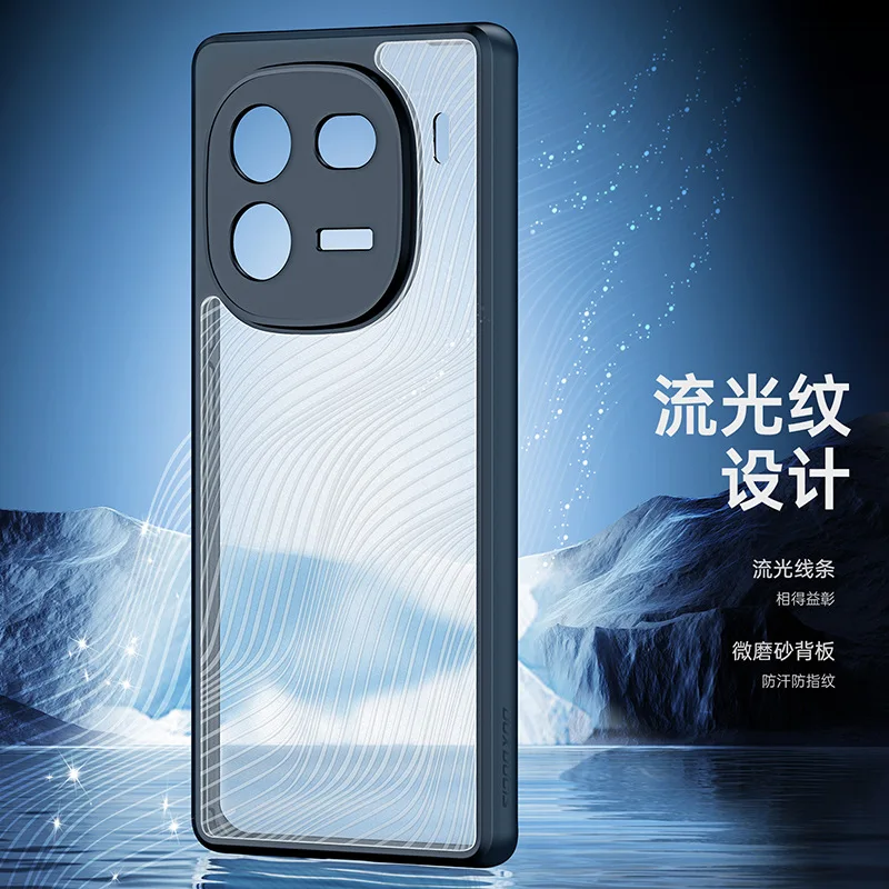 Фото Dux Ducis военный чехол с подушкой безопасности для Vivo Iqoo 12 Iqoo 12 Pro, акриловый ПК + противоударный бронированный чехол из ТПУ №4
