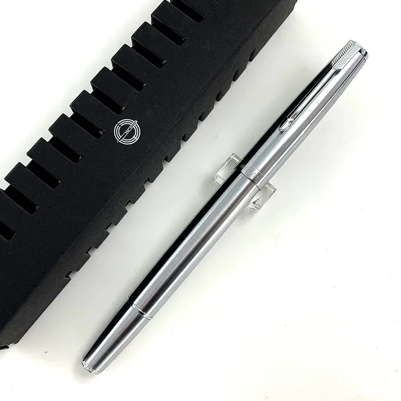 Yongsheng 601 иридиевая перьевая ручка из нержавеющей стали поршневая для письма школы
