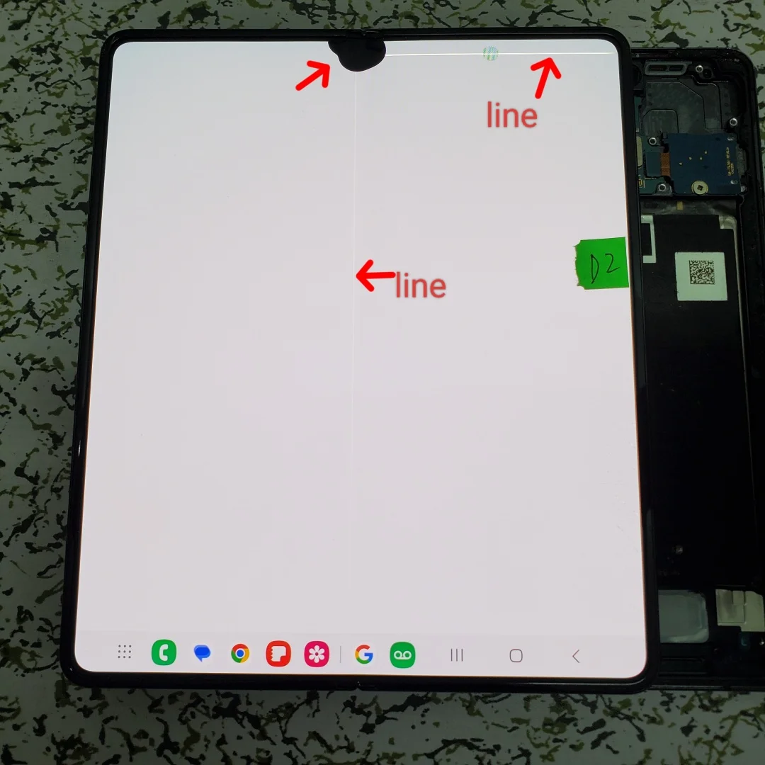 Подходит для Z-fold 4 SM-F936 F936B F936U F936B/DS оригинальный дисплей дигитайзер сенсорного