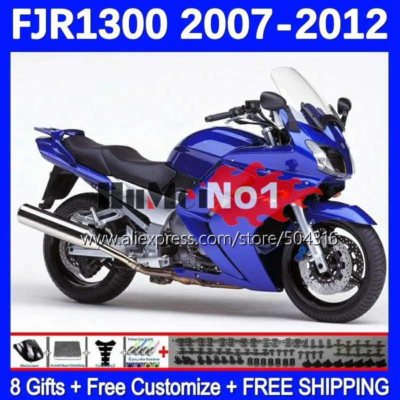 

FJR1300A For YAMAHA FJR-1300 FJR1300 159MC.103 glossy blue FJR 1300 A C 07 08 09 10 11 12 2007 2008 2009 2010 2011 2012 Fairing