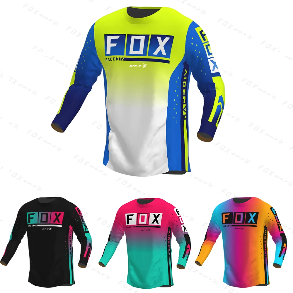 

Men Cycling speedos Quick Drying MTB T-Shirts Motocross Mountain Enduro Bike Clothing Bat Fox Bicycle Motorcycles Jersey
