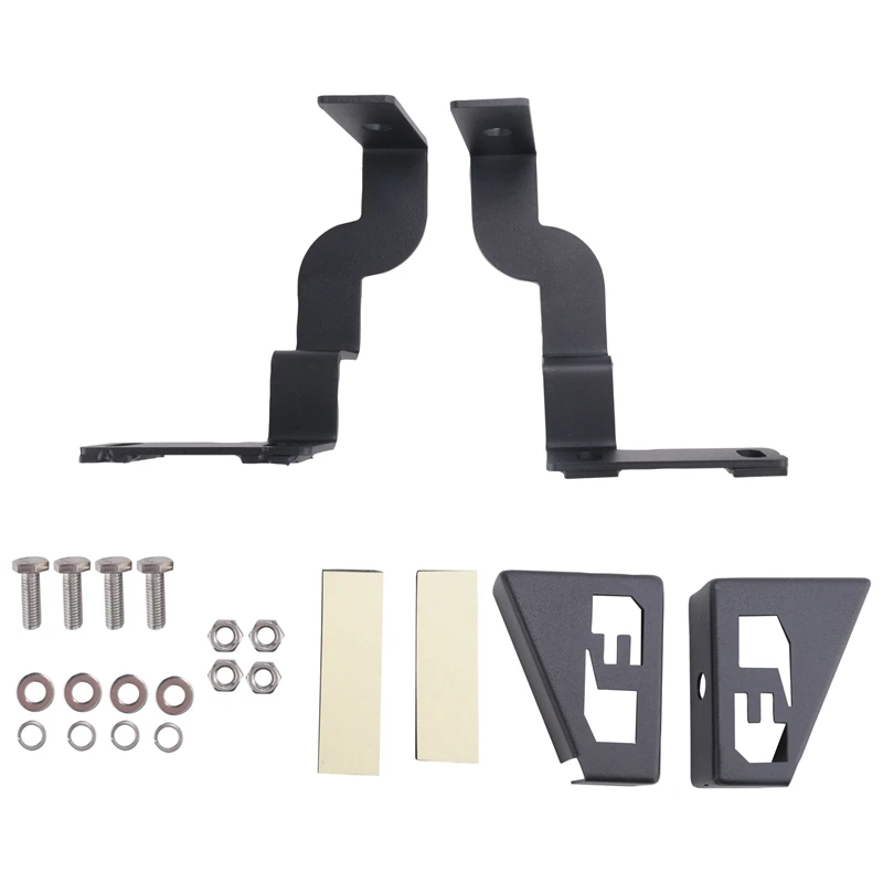 Car LED Front Cowl Light Work Lighting Bracket Mounting Holder Hood Spotlight For Toyota Fj Cruiser 2007-2016