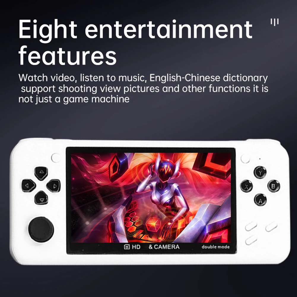 8GB Video Game Console 4.3 Inch Color Screen Portable Game Players Dual Joystick Retro Game Console Support 1000 Games for PSP