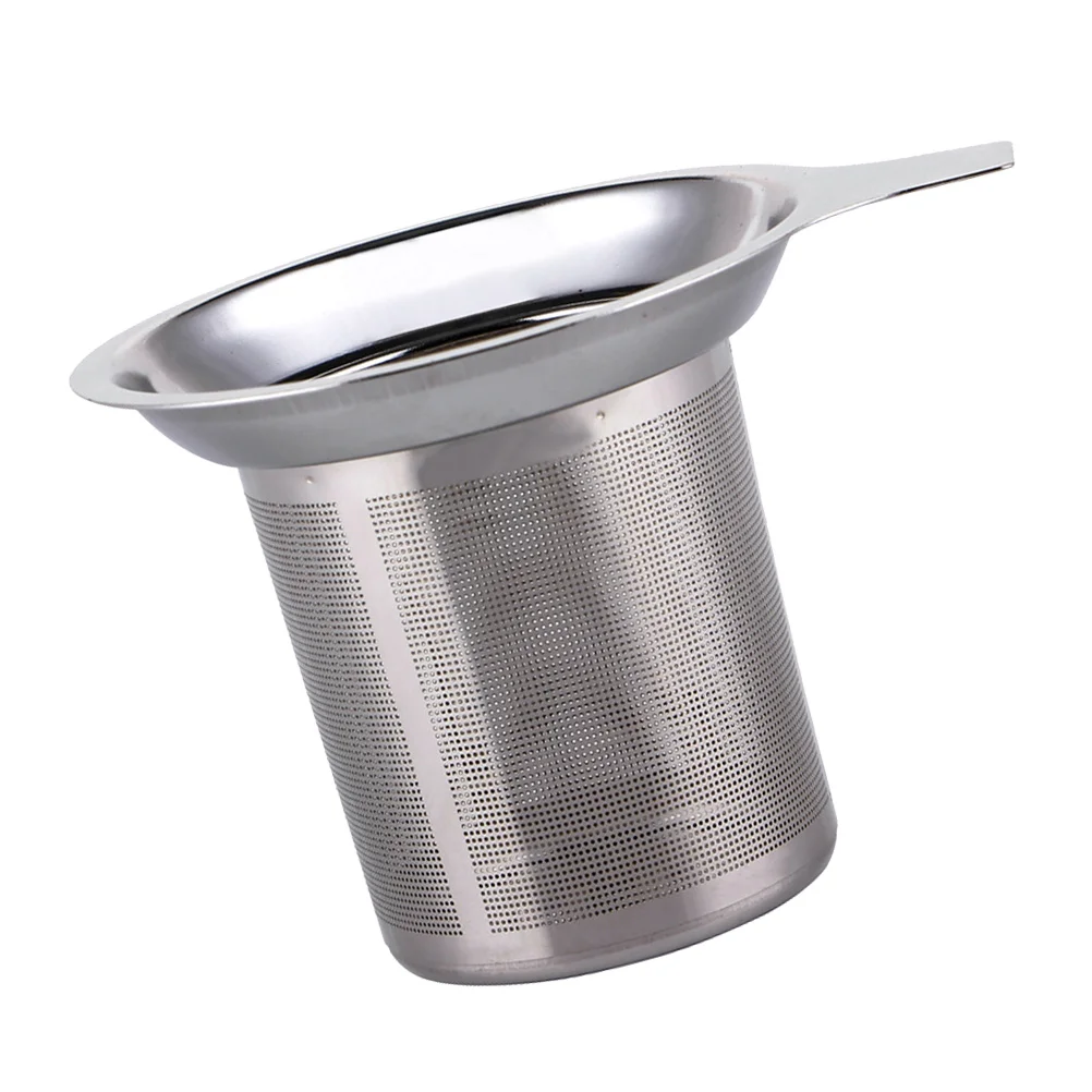 

1PC Mesh Stainless Steel Tea Strainer Filter with Handle for Kitchen Coffee Shop Home