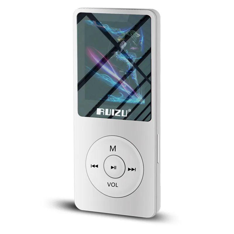 Original RUIZU X02 English Version MP3 Player  8GB 16GB Music Player MP With FM Radio Video E-book Portable MP3 Support TF Card