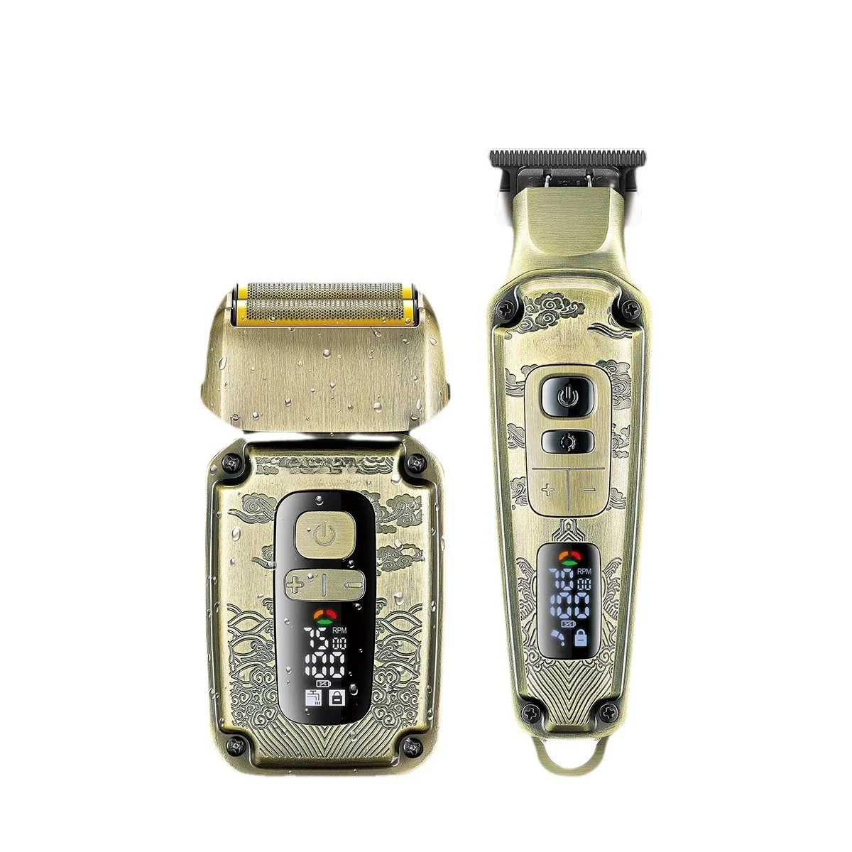 VGR641 Трансграничная стрижка масляная головка гравировка парикмахерская белое