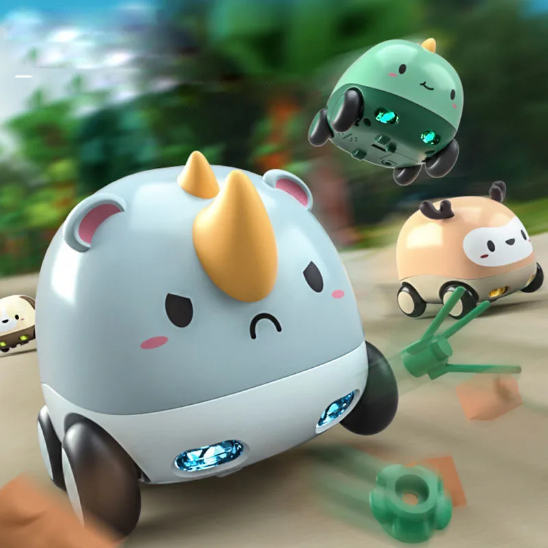 

Креативный милый динозавр, мультяшная модель, обучающий мультяшный инерционный игрушечный автомобиль для детей