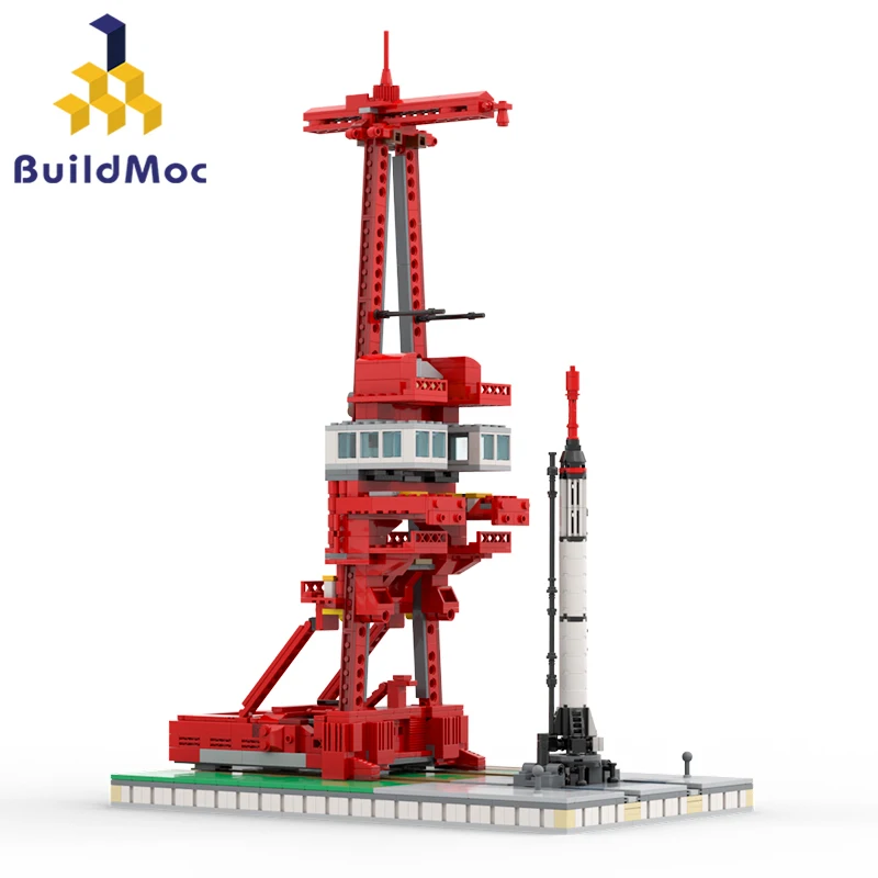 

Конструктор MOC SpaceXs-Falcon 9, набор строительных блоков 1:110