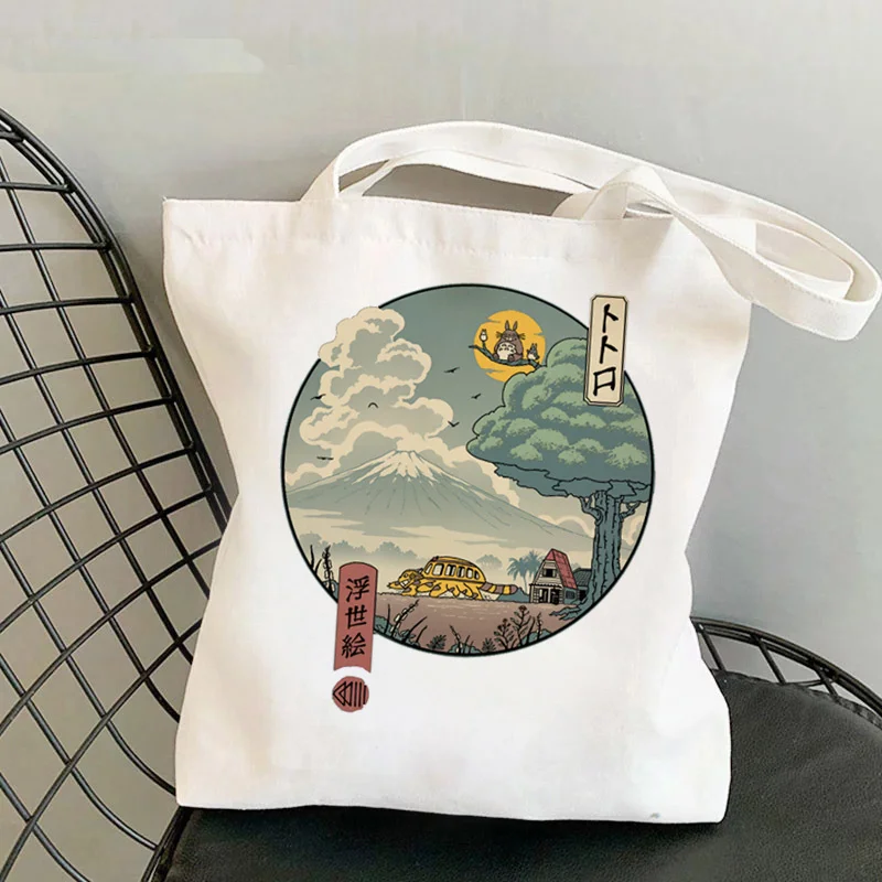 

Totoro Studio Ghibli shopping bag handbag recycle bag shopping bolsa shopper bolso bag fabric sac cabas jute cabas