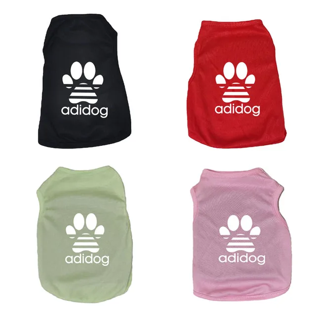 Adidog Designer Dog Clothes Thin Breathable 1