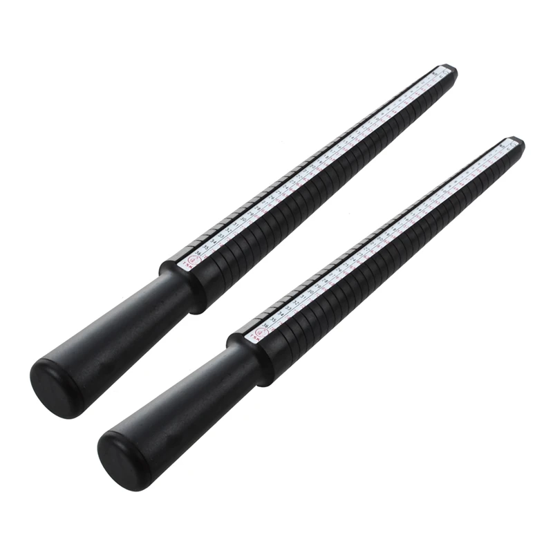 

2X Plastic Ring Gauge Mandrel Sizer Stick Tool US/UK Size---Black