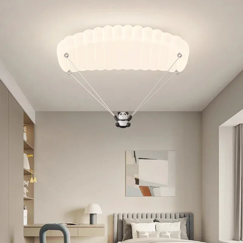 Панда парашютные потолочные светильники милая детская комната современный