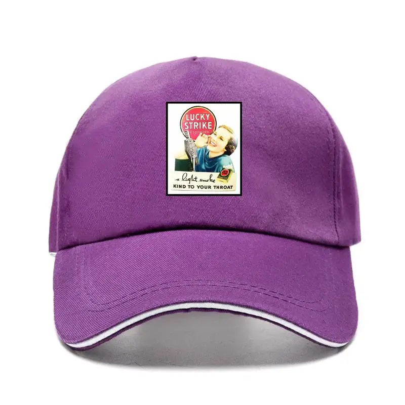 

Mens Ladies Bill Hat retro vintage advertising Lucky Strike cigarettes men Bill Hat