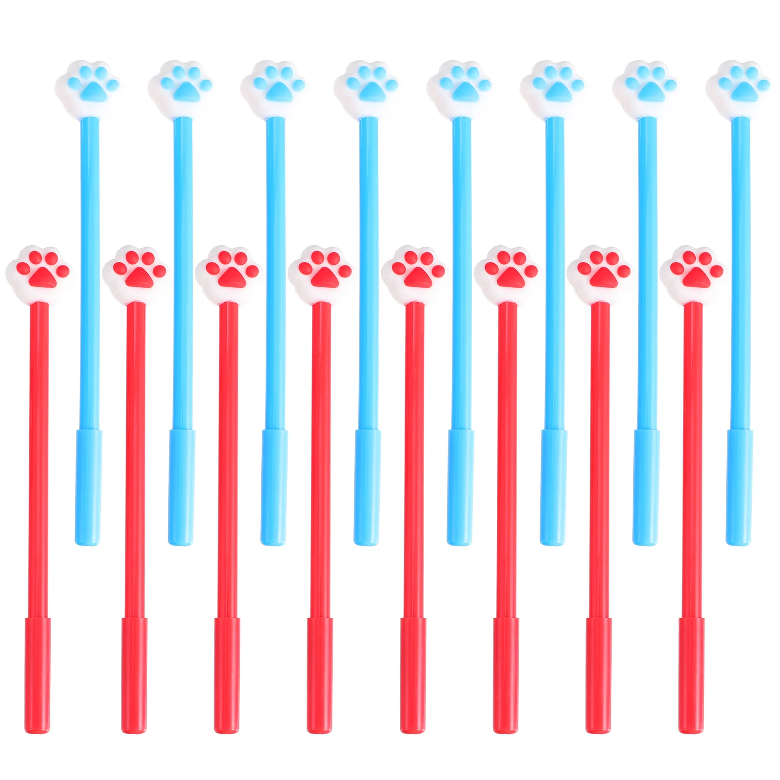 

16PCS Cat Paw Pen Creative Pen Smooth Surface Pen (Random Color)