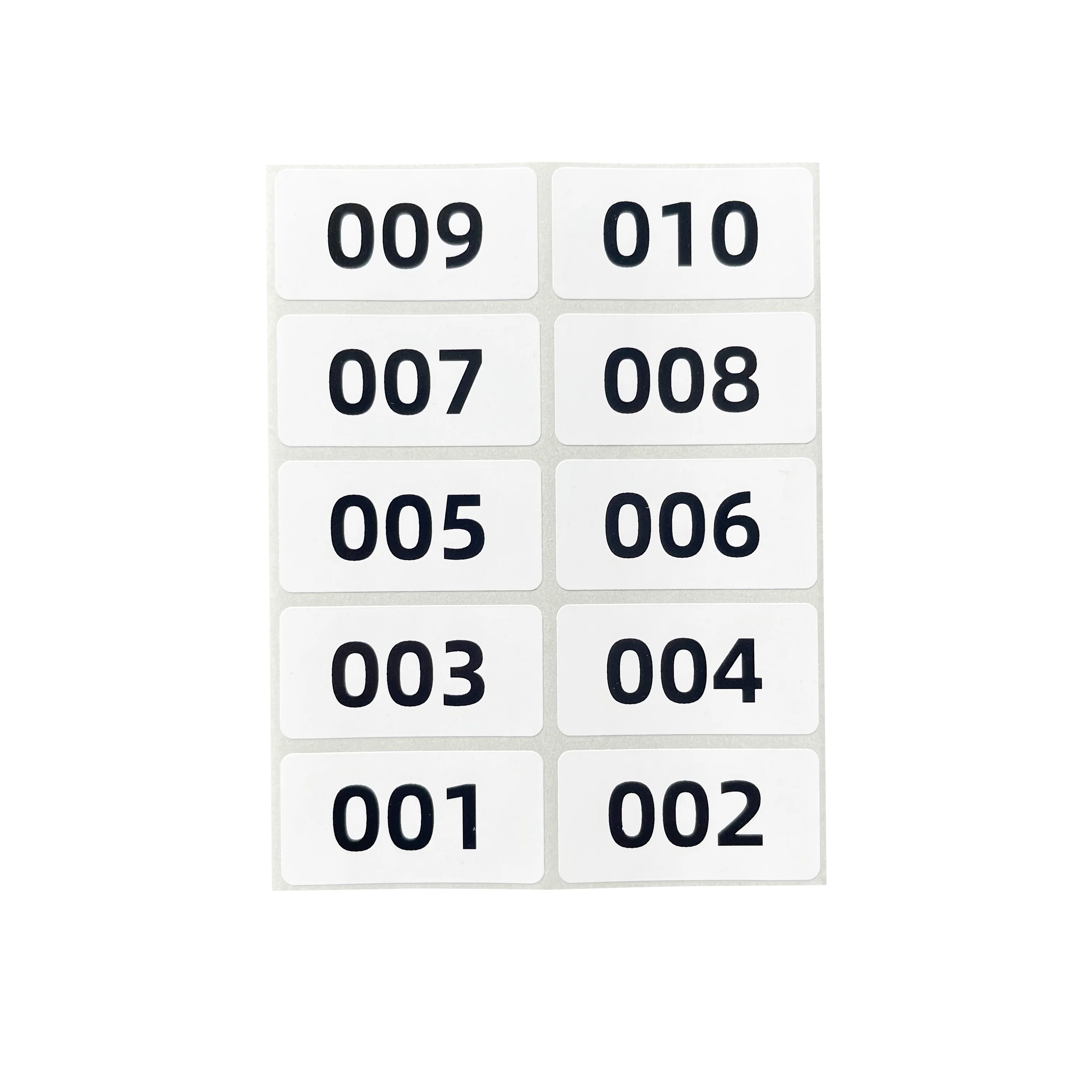 Новая наклейка с последовательным номером 1-500 этикетка 40X20 мм непрерывная цифра
