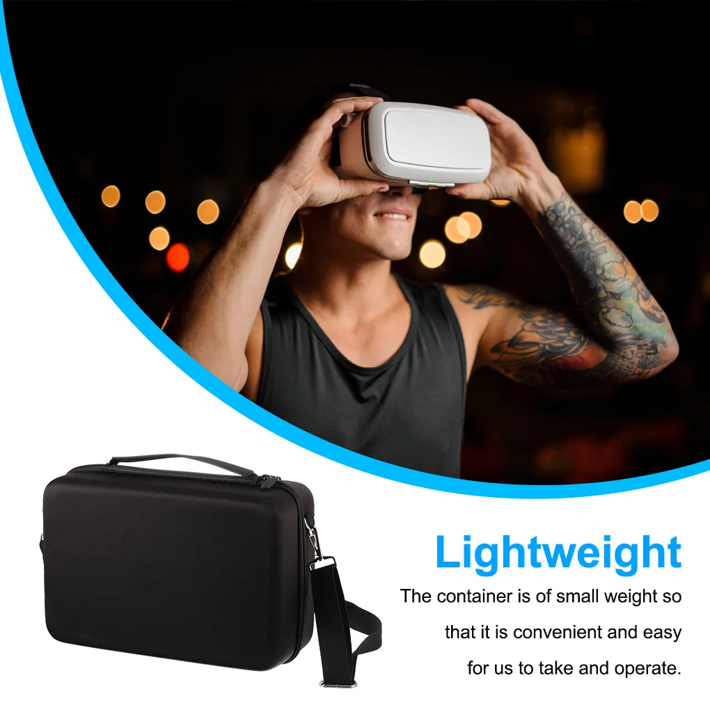 

Virtual Reality Glasses Storage Bag Compartment Case Organizer Box