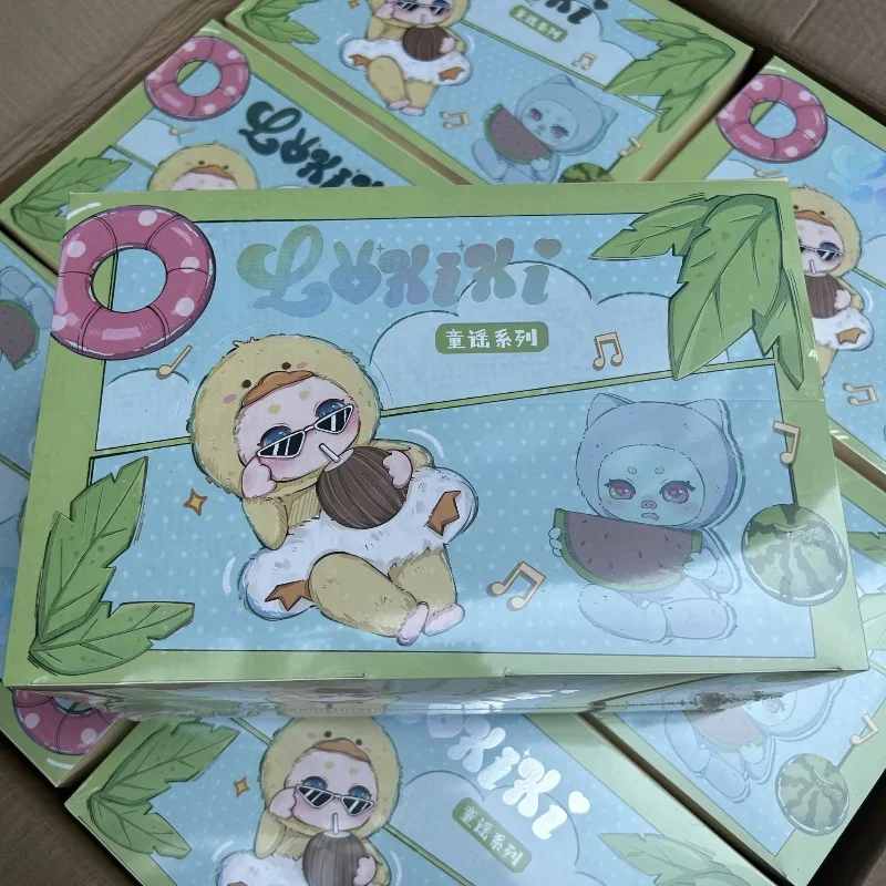 Подлинная серия Lokiki V2 Animal Nursery Rhyme глухая коробка виниловая кукла подвеска милая