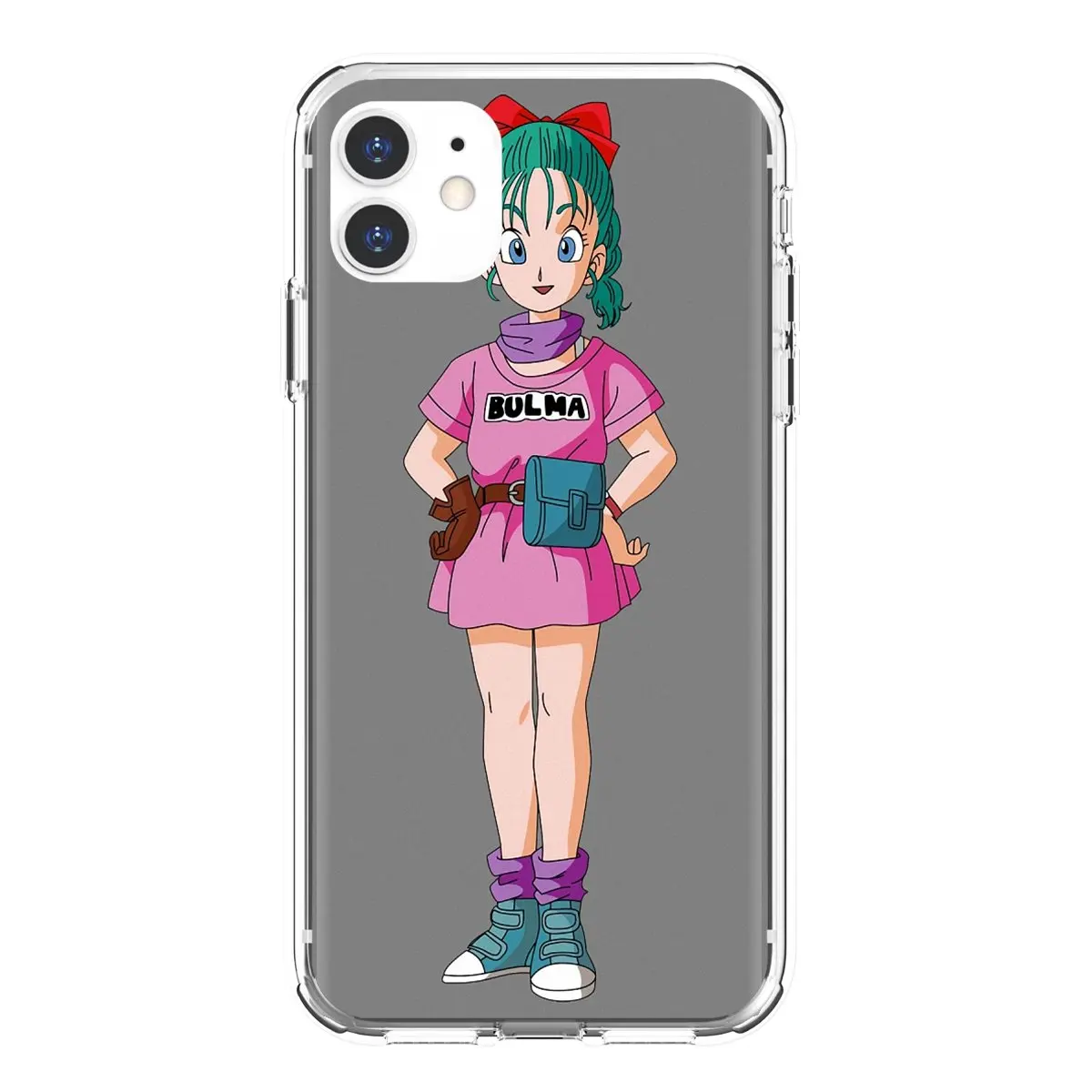 Для iPhone 10 11 12 13 Mini Pro 4S SE 5C 6 6S 7 8 X XR XS Plus Max 2020 dragon-ball-z-bulma-японское аниме мягкий чехол