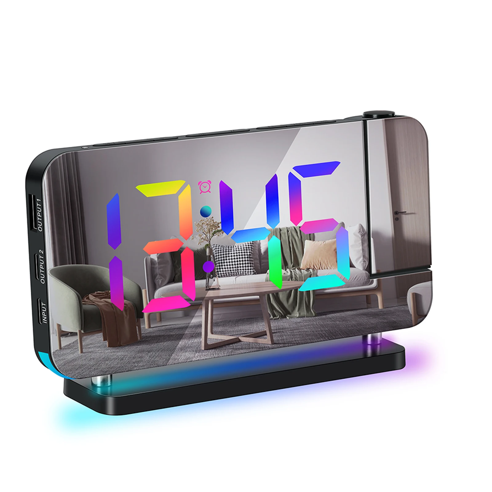 

Проекционный будильник 7 дюймов RGB