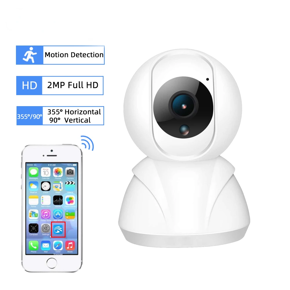 

Беспроводная IP-камера с поддержкой Wi-Fi для системы видеонаблюдения