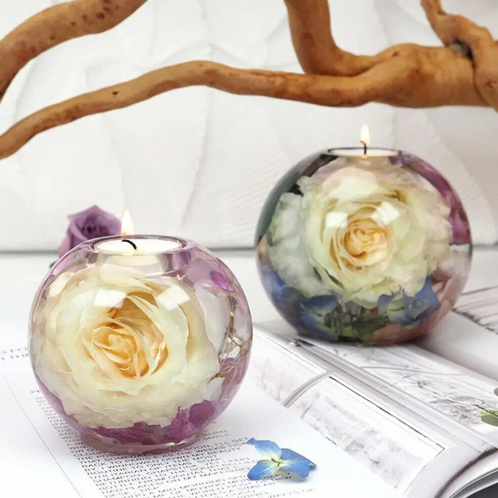 

Эпоксидная силиконовая форма, подсвечник, сферический подсвечник, изготовление подсвечников из смолы, ручная работа, подсвечник, форма для ...