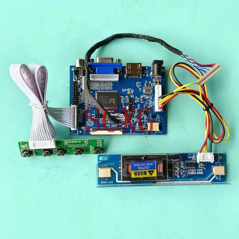 

Матричный контроллер для ЖК-монитора LTA104S1-L01, приводная плата 10,4 дюйма 2CCFL 20 контактов LVDS HDMI-совместимый AV VGA, комплект для самостоятельной сборки 800*600