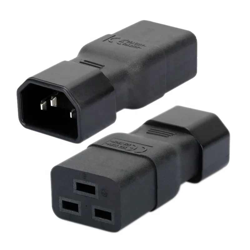 

C14-C19 Plug IEC320 C14 To C19 3Pole Male To Female AC Power Adapter Converter Socket