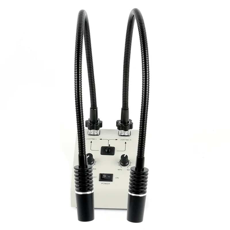 Регулируемый светодиодный двойной гусиный шейный холодный завод оптоволоконный