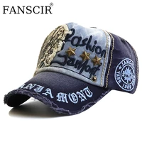 new brand cotton embroidery antique style baseball cap snapback caps rivet patchwork outdoor fitted hat gorras hat for men women