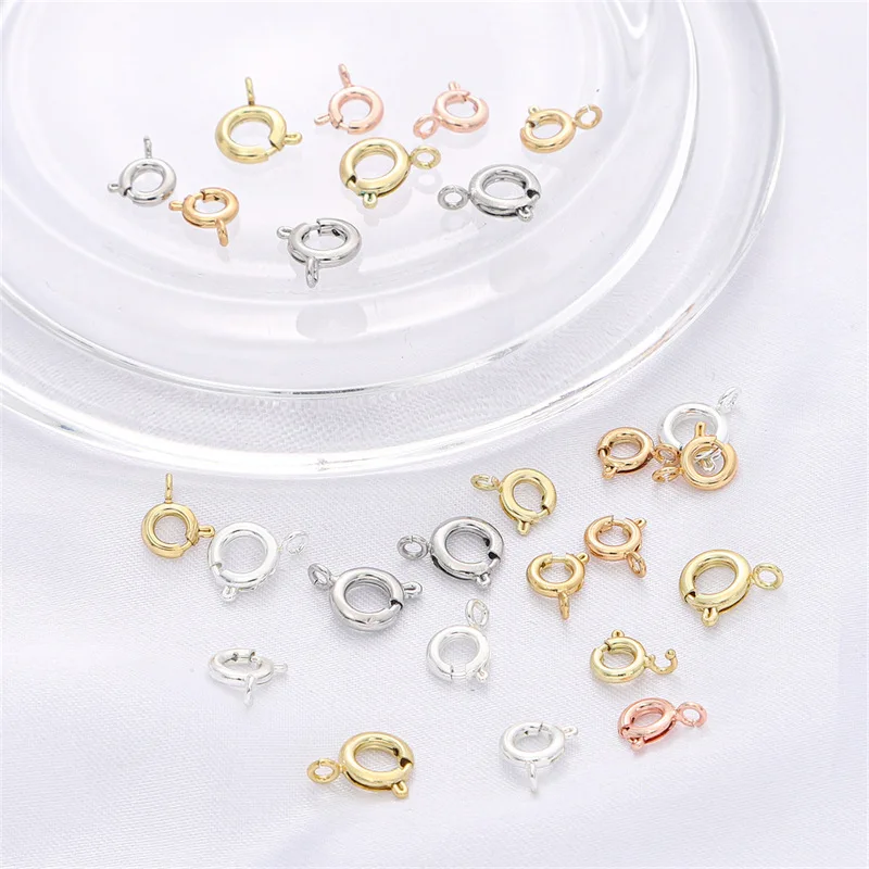 

Metal Snap Hook Spring End Connection Buckle for Making Jewelry Diy Handmade Necklace Bracelet Accessories Material