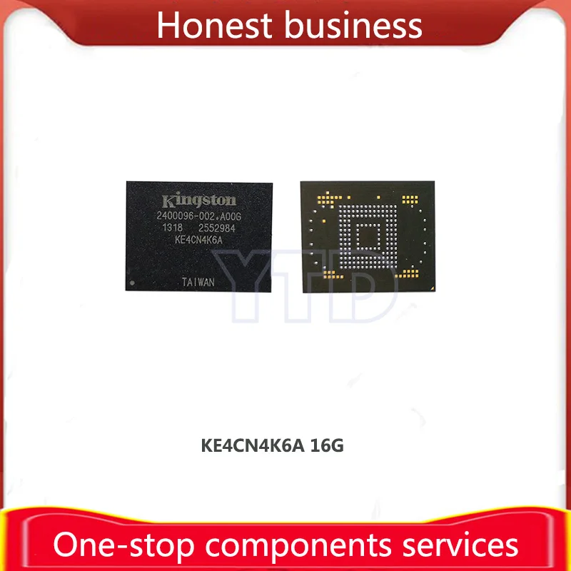 KE4CN4K6A 100% рабочий 100% качественный EMMC BGA 16G чип детской жесткой диск память для компьютера KE4CN4K6