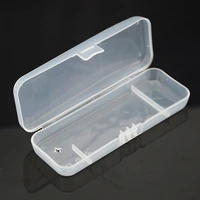 1pc portable travel mens razor case travel shaver case razor box blades holder plastic holder transparent shaver box container