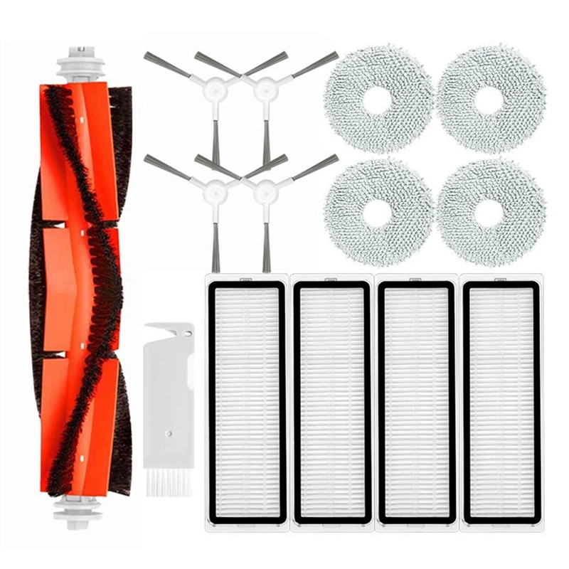 

For Xiaomi Robot Vacuum S10+ / S10 Plus Spare Parts Accessories Main Side Brush Hepa Filter Mop Cloth
