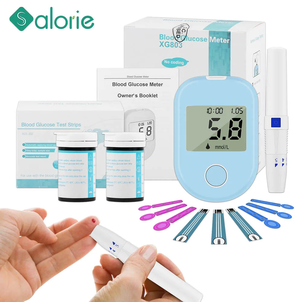 

Glucometro Suger Test Machine Blood Glucose Meter Measurement of Diabetes Blood Sugar Monitor Blood Sugar Measuring Device