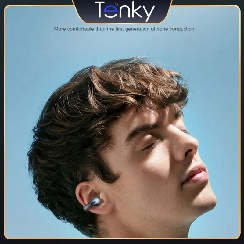 

Multifunctional Earphone Abs Sports Headset Ultra Low Latency Wireless Headset Non-sense Wearing Clip On Earphones