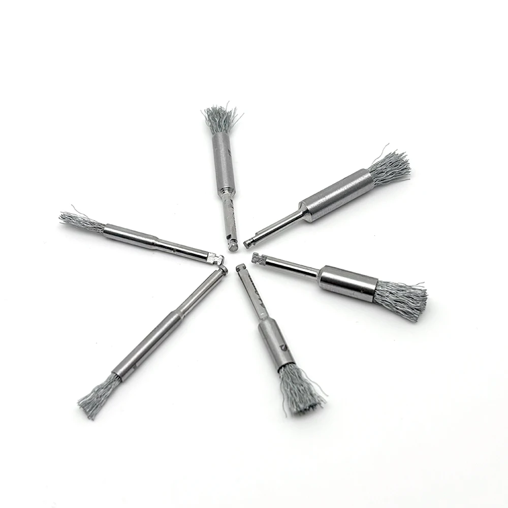 6 шт. щетка для поверхности имплантата нитки имплантации чистки зубов