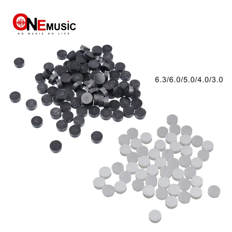 

1000pcs Plastic Guitar Bass Ukulele Neck Markers Dot 6.3 6.0 5.0 4.0 3.0 Fingerboard Remark Dot