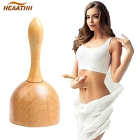 wooden handheld massage cup wood therapy anti cellulite suction cup for waist abdomen shoulder back arm leg muscle relaxation