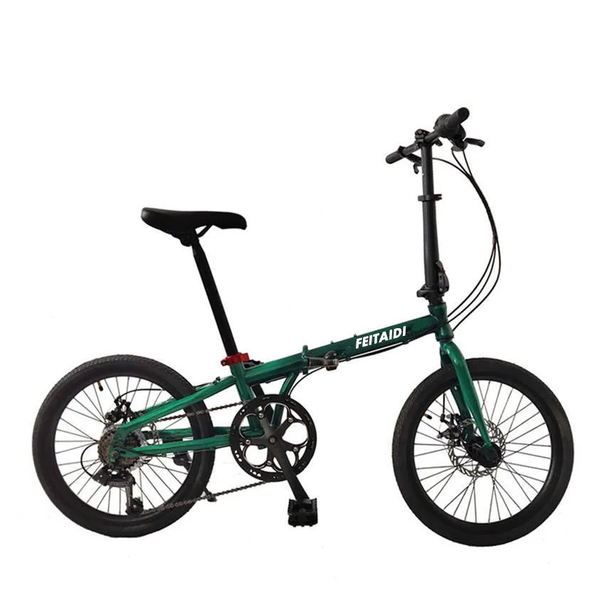 

2022 Popular Customized Aluminum Alloy Soft-tail Frame 7speed 20inch Folding Bicycle