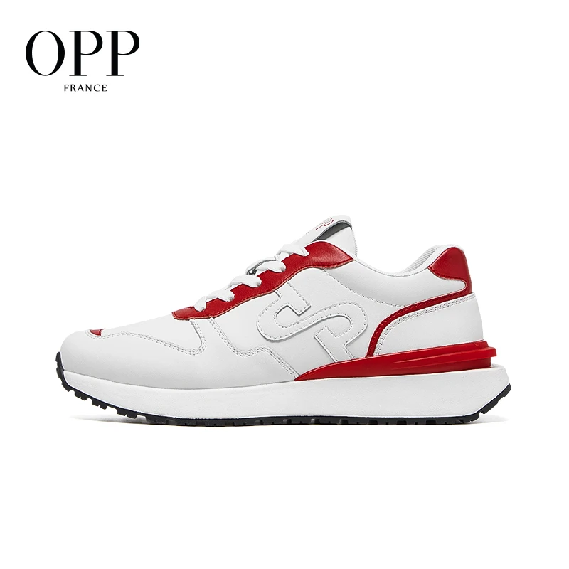 Opp Новые кроссовки элитная обувь спортивные из натуральной кожи балансирующая