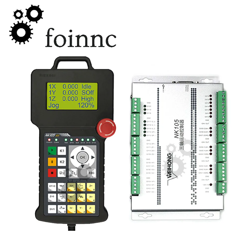 Оригинальная система управления движением Weihong Nk105 G3 Cnc Dsp трехосевая