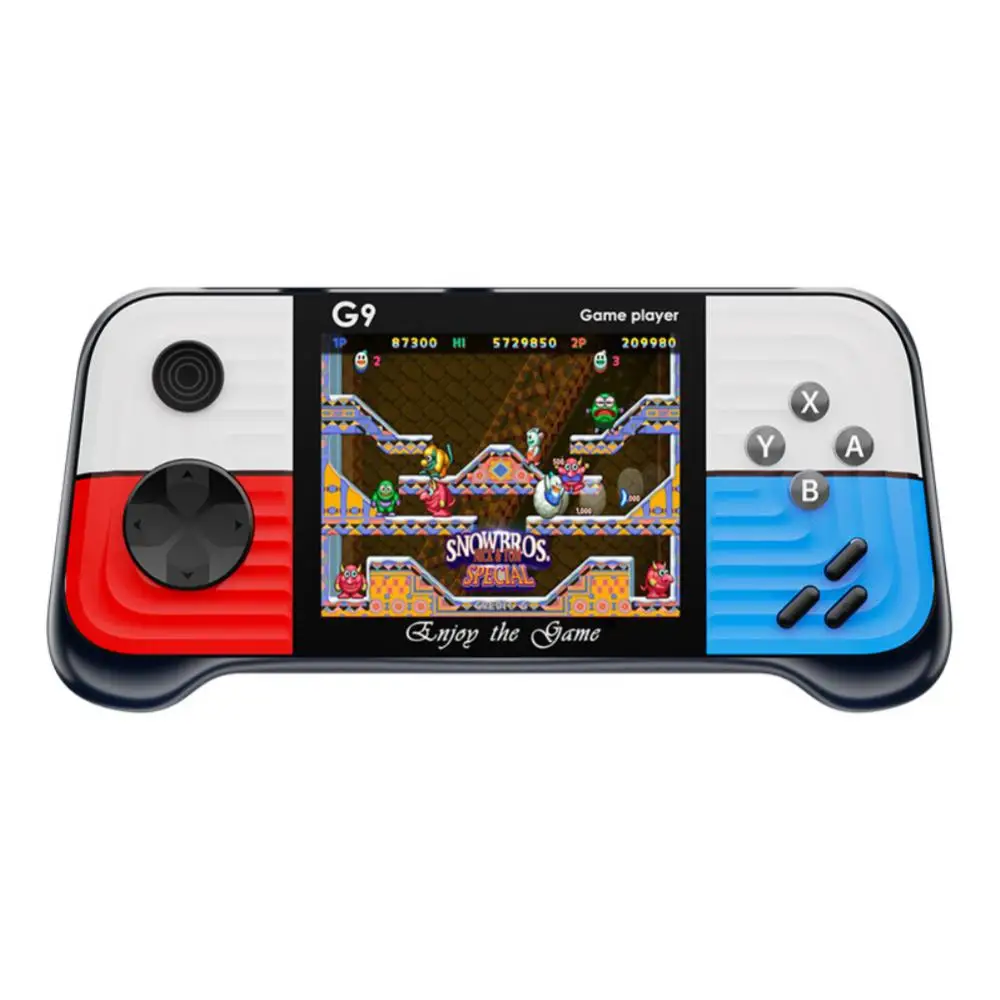 

Portable Game Stick Game Console Hd Screen New Dual Joystick Retro Classic Handheld Retro Charging Cable Built-in 666 Game G9